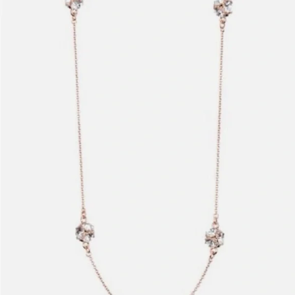 Kate Spade ♠️ Lady Marmalade Rose Gold/Clear Crystal Necklace.
NWT - Picture 2 of 12